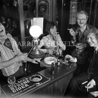 Keith Moon, Ronnie Lane, Vivian Stanshall & Chris Welch 1970